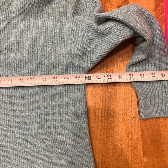 NWOT Waffle Knit Ribbed Hoodie Hooded Pullover JJill - Picture 12 of 12